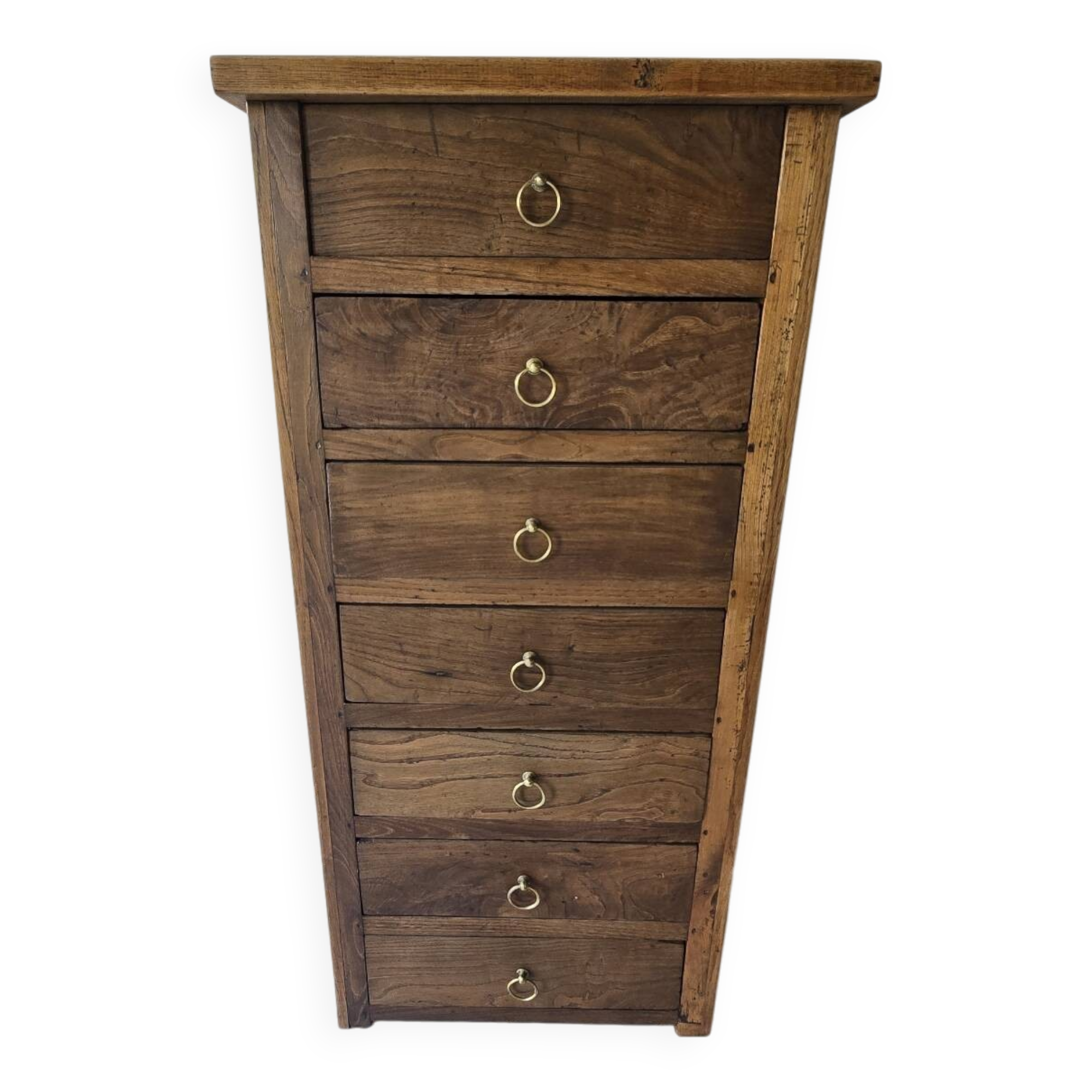 Solid oak chest of drawers