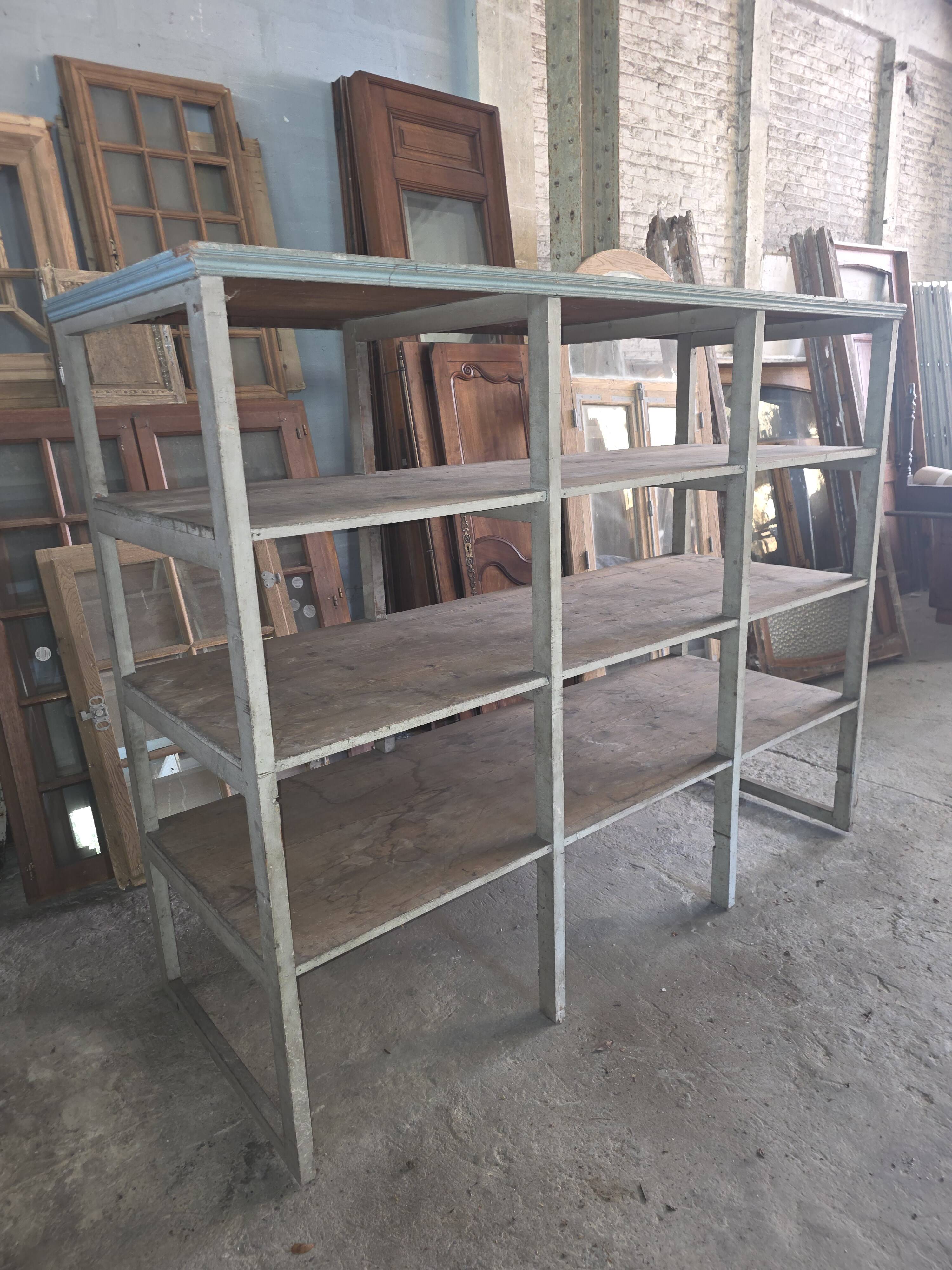 Old shop bookshelf