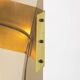 Giuseppe Calonaci, smoked folded plexiglass lamp. 1970s