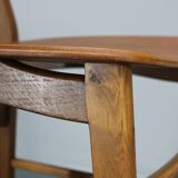 1960s Ib Kofod Larsen Set of 4 dining Chairs in Teak Finish, Denmark