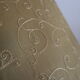 Vintage table lamp in turned wood and fabric lampshade