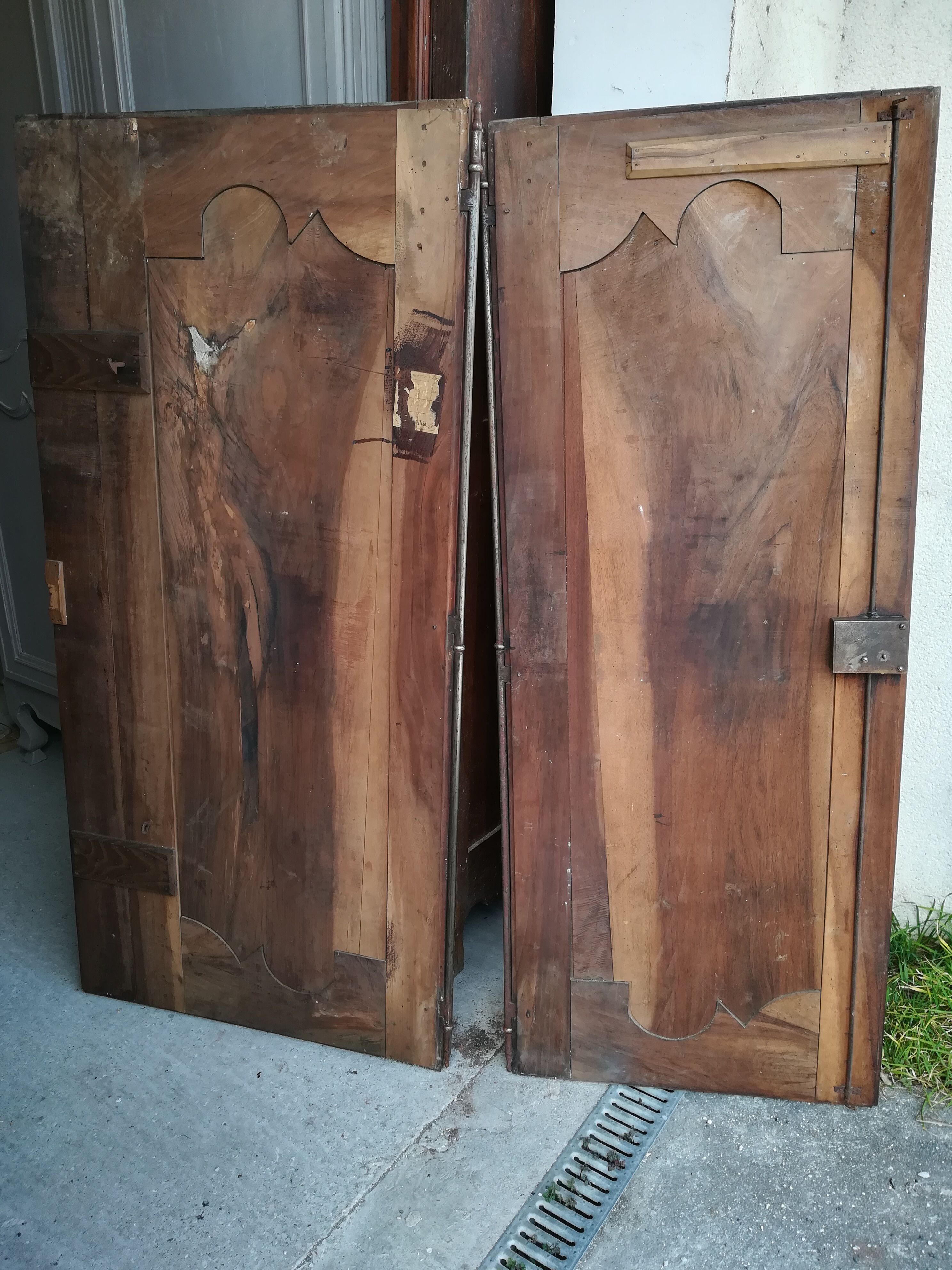 Paire de porte de placard 18 ème
