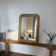 Louis-Philippe gilded mirror with mercury glass 89x65cm