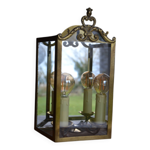 Applique vitrée ancienne