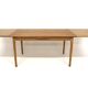 Oak "wallet" dining table, Sweden, 1960s