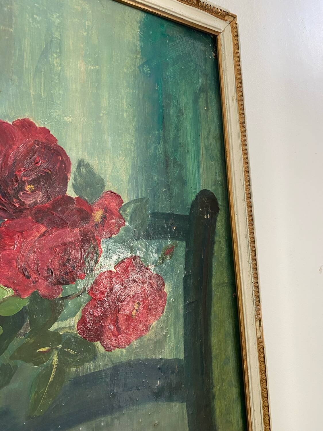 Old oil on wood dating from 1960