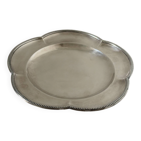 Plateau en argent vintage rare