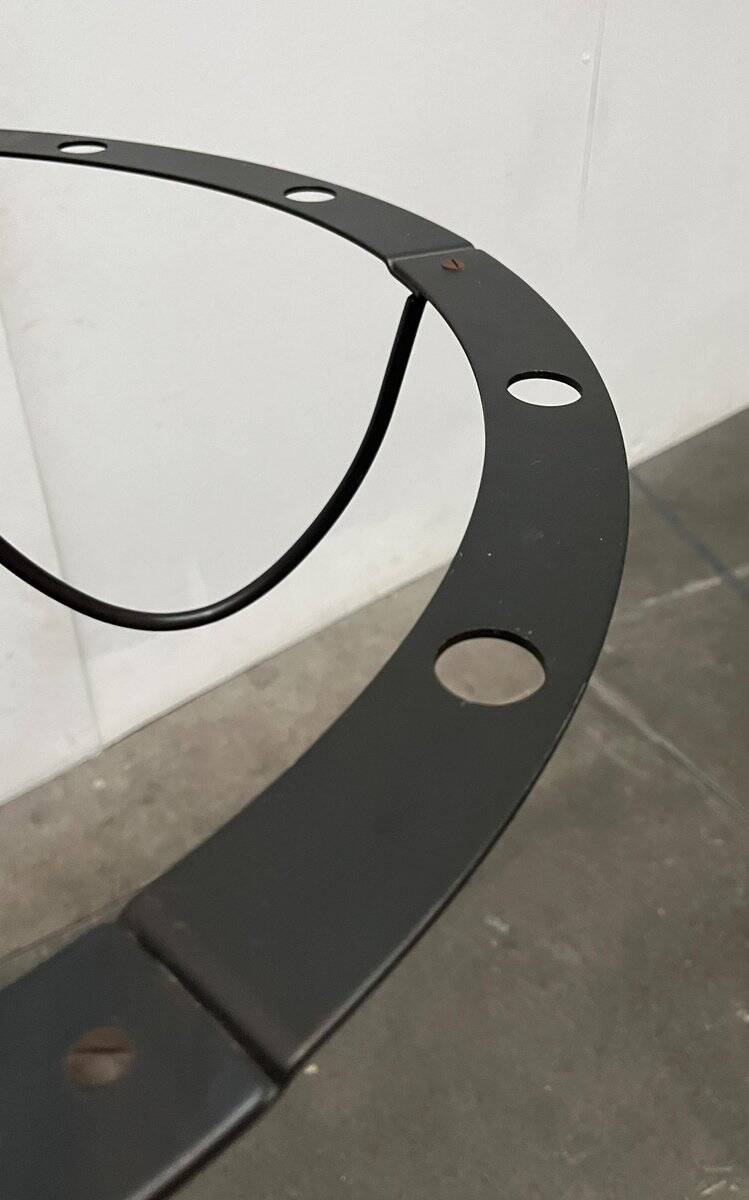 Vintage wrought iron candlestick chandelier by Ehlén Johansson for Ikea, 1990s.