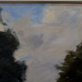 Gustav Berlin, Swedish painting, Oil on Panel, 1967