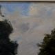 Gustav Berlin, peinture suédoise, huile sur panneau, 1967