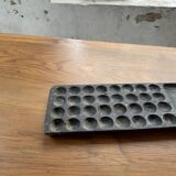 Solid walnut farmhouse castle table 1900 XXL