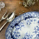 Oval dish Flora Creil and Montereau 1880