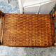 Wicker bench box
