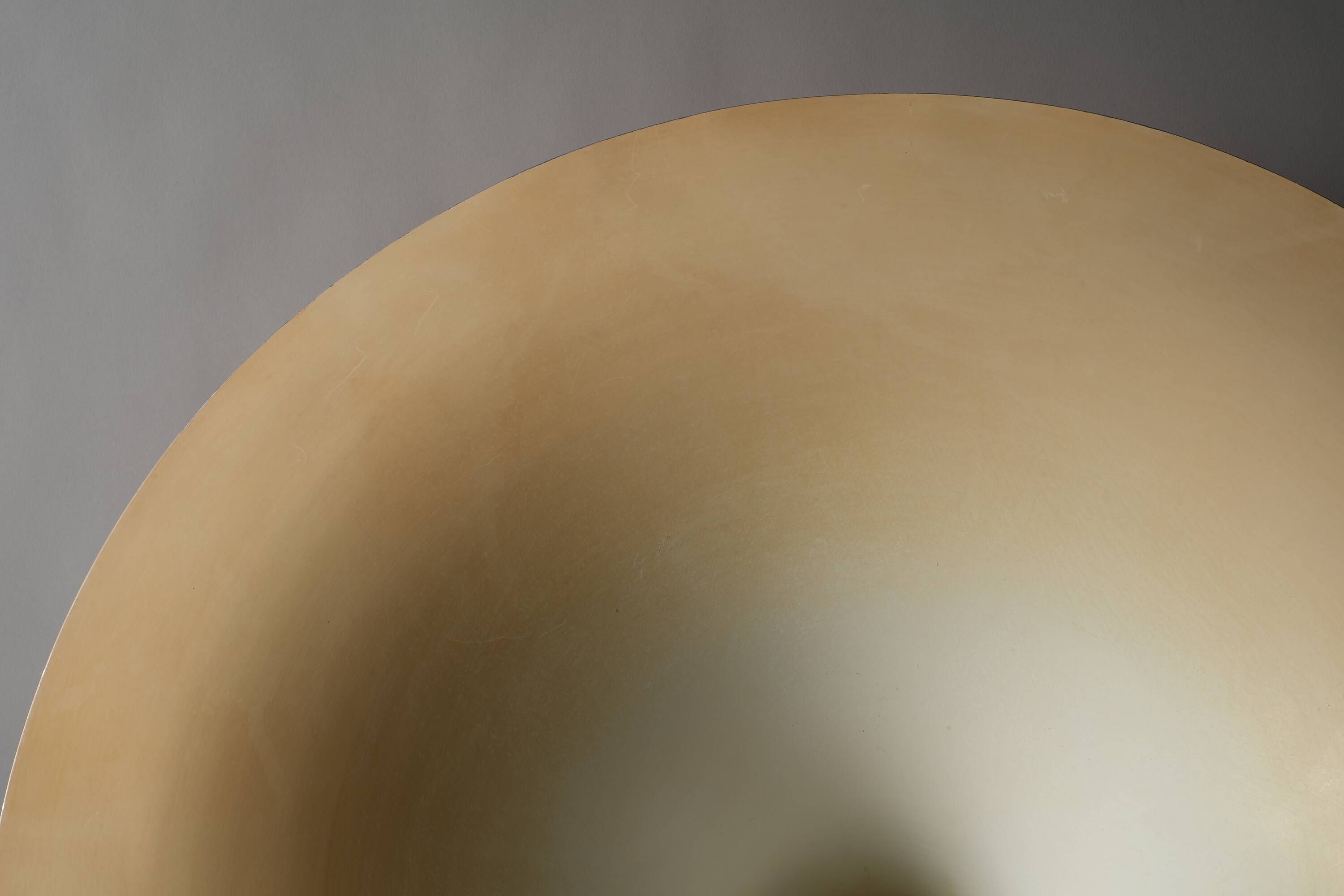 Suspension sorcière XL Massive Lighting, orange laqué, Belgique, 1960s