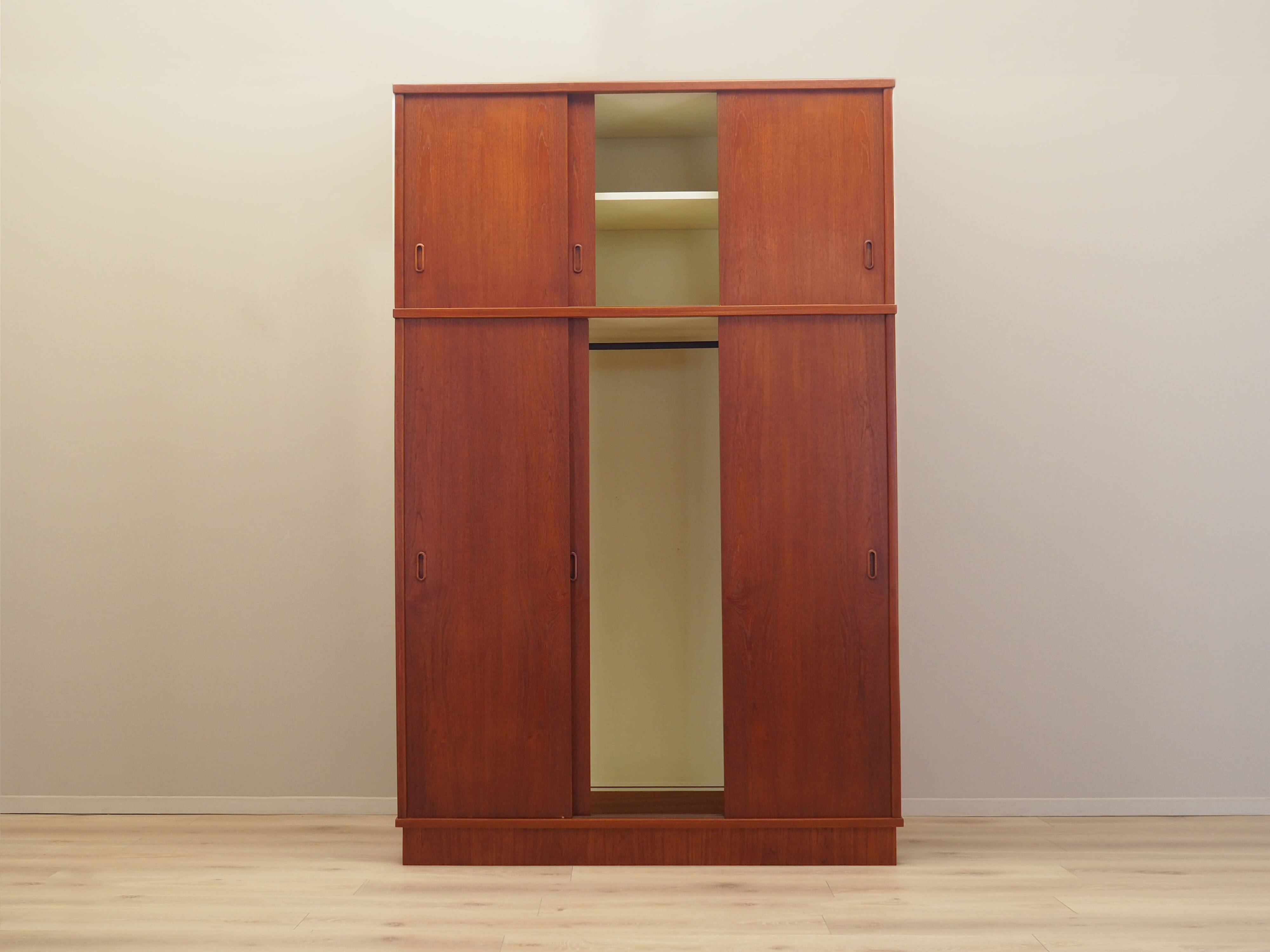 Teak wardrobe, Danish design, 1970s, produced in Denmark