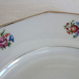 Set de 20 assiettes plates et creuses vintage CHR