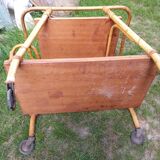 Service or bar rolling vintage 1960/70 bamboo