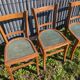 Set of 4 vintage bistro chairs