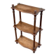 19th-century Napoleon III turned wooden wall shelf, 64cm.