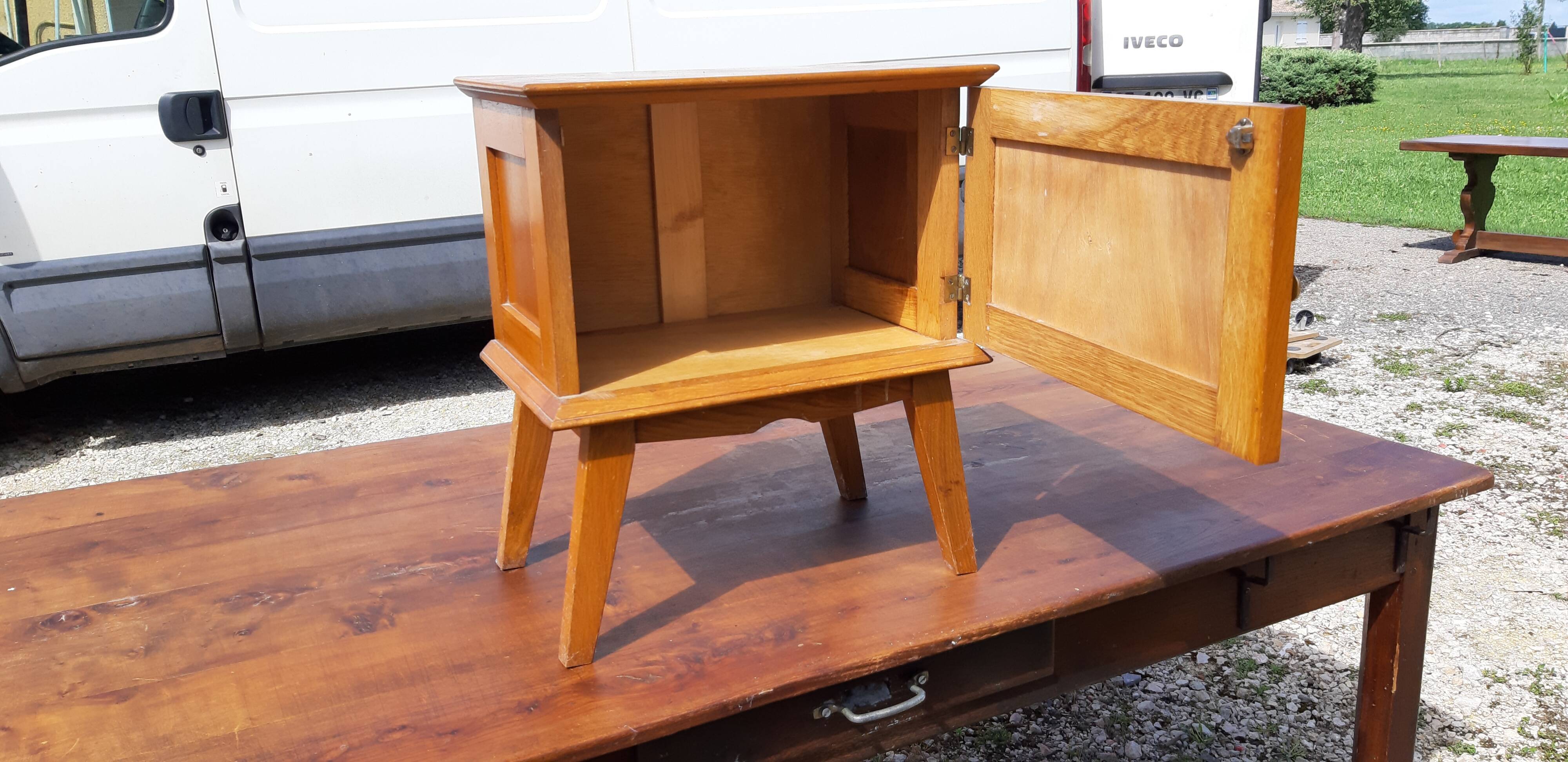 Bedside year 50 wood