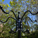 Vintage 1980s freestanding coat rack