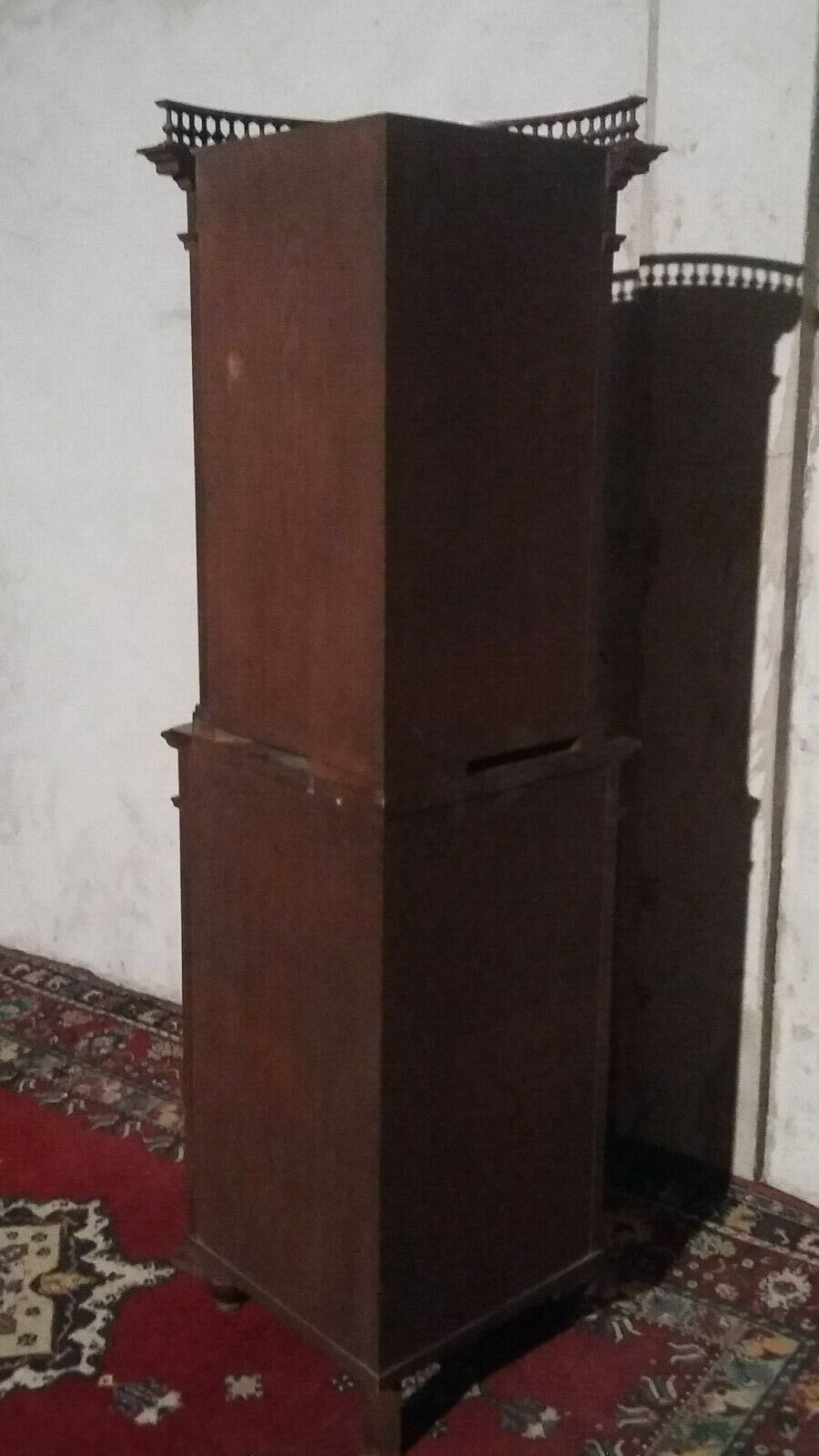 Walnut Renaisance corner buffet