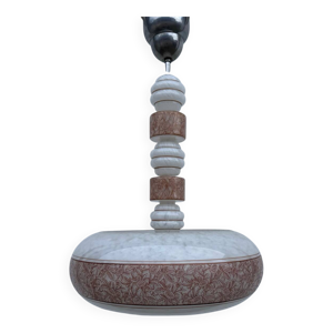 Lustre Art Déco verre