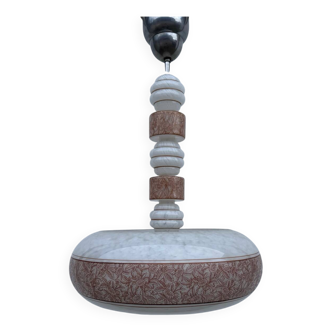 Art Deco glass lustre Czechoslovakia