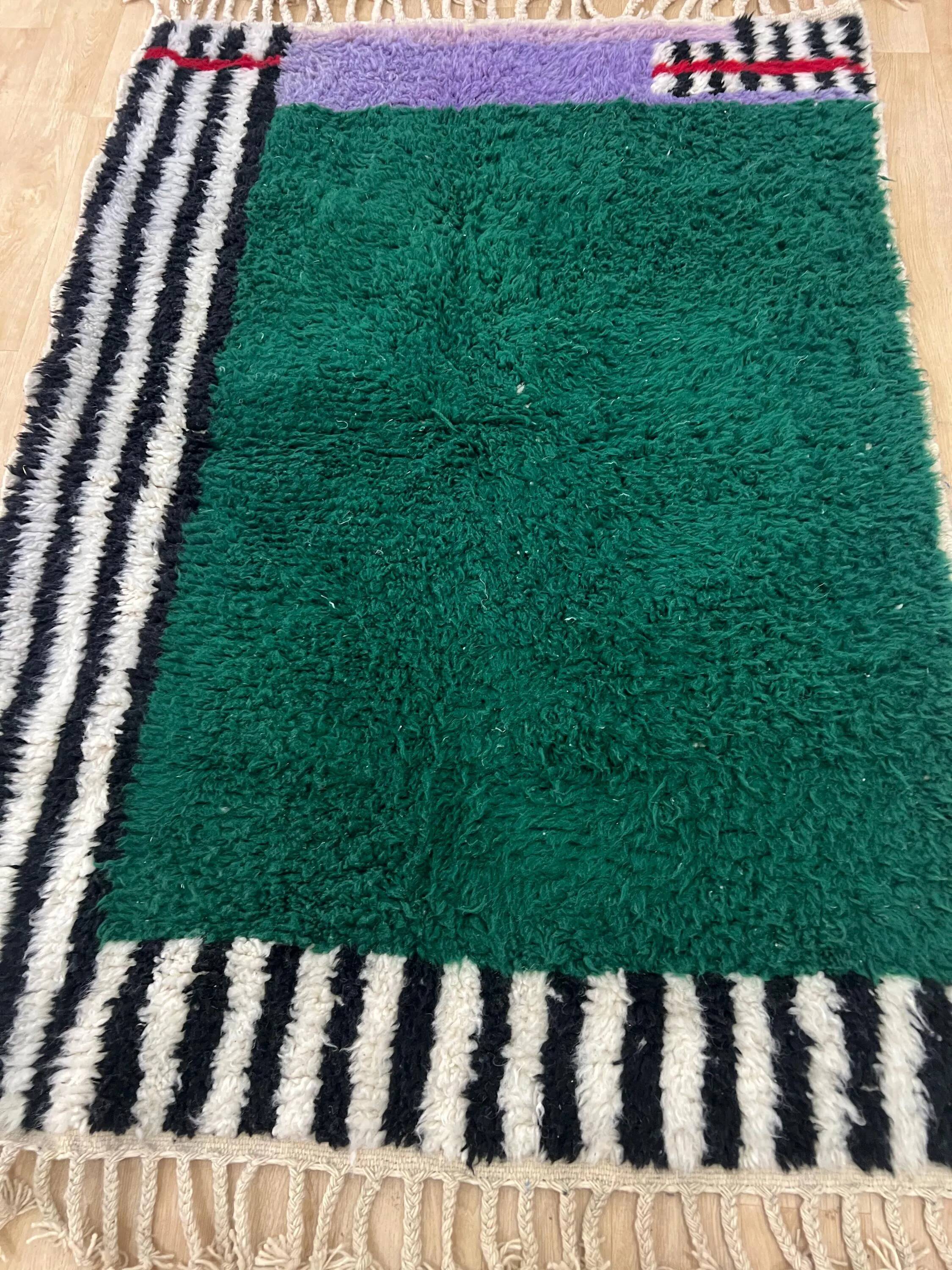 Traditional handmade carpet 250cm x 150cm Moroccan