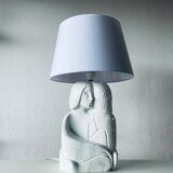 Ceramic entwined couple lamp