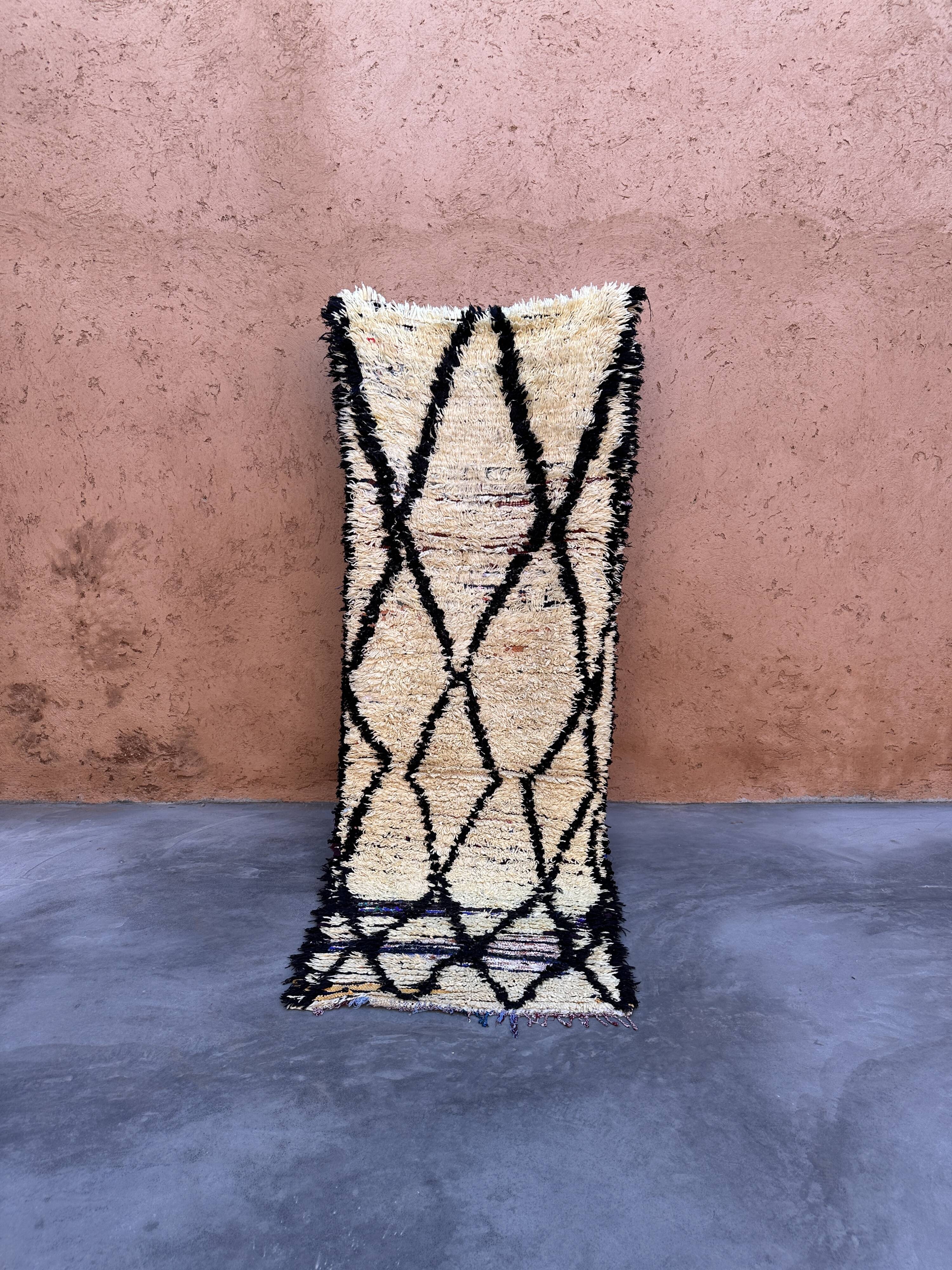 Moroccan carpet - 105 x 270 cm