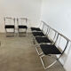 Table et 6 chaises pliante Luisa vintage design italien Marcelo Cuneo