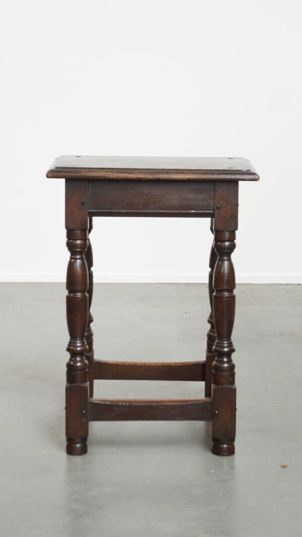 Tabouret / Tabouret articulé / Table d'appoint anglais antique du XVIIIe siècle