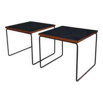 Paire de tables volantes Pierre Guariche pour Steiner