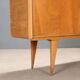 Vintage buffet in walnut veneer, Italian design from the 1960s.
