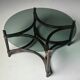 Rattan coffee table vintage