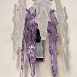 Applique de cristal. Italie, années 1970.