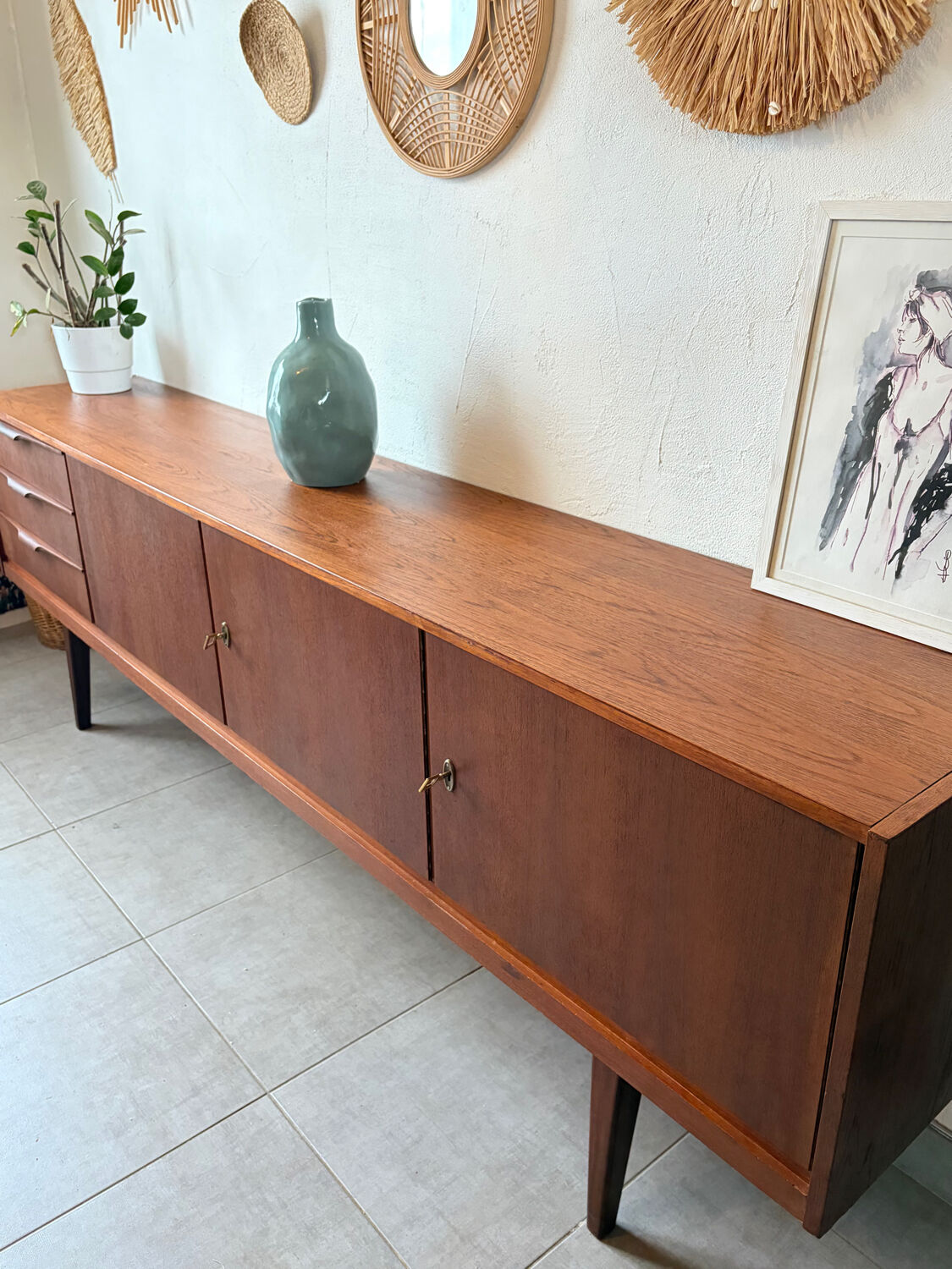 Vintage teak sideboard