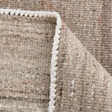 9x13 Brown Beige Large Vintage Rug, 265x399Cm