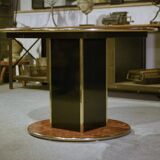 Circular table in the style of Willy Rizzo 1970s