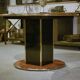 Table circulaire dans le goût de Willy Rizzo 1970’s