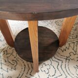 Old wooden art deco table