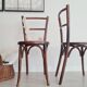 Chaises bistrot bois courbé