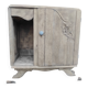 Small auxiliary sandblasted piece of furniture