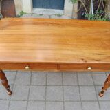 19th-century Louis Philippe walnut desk.