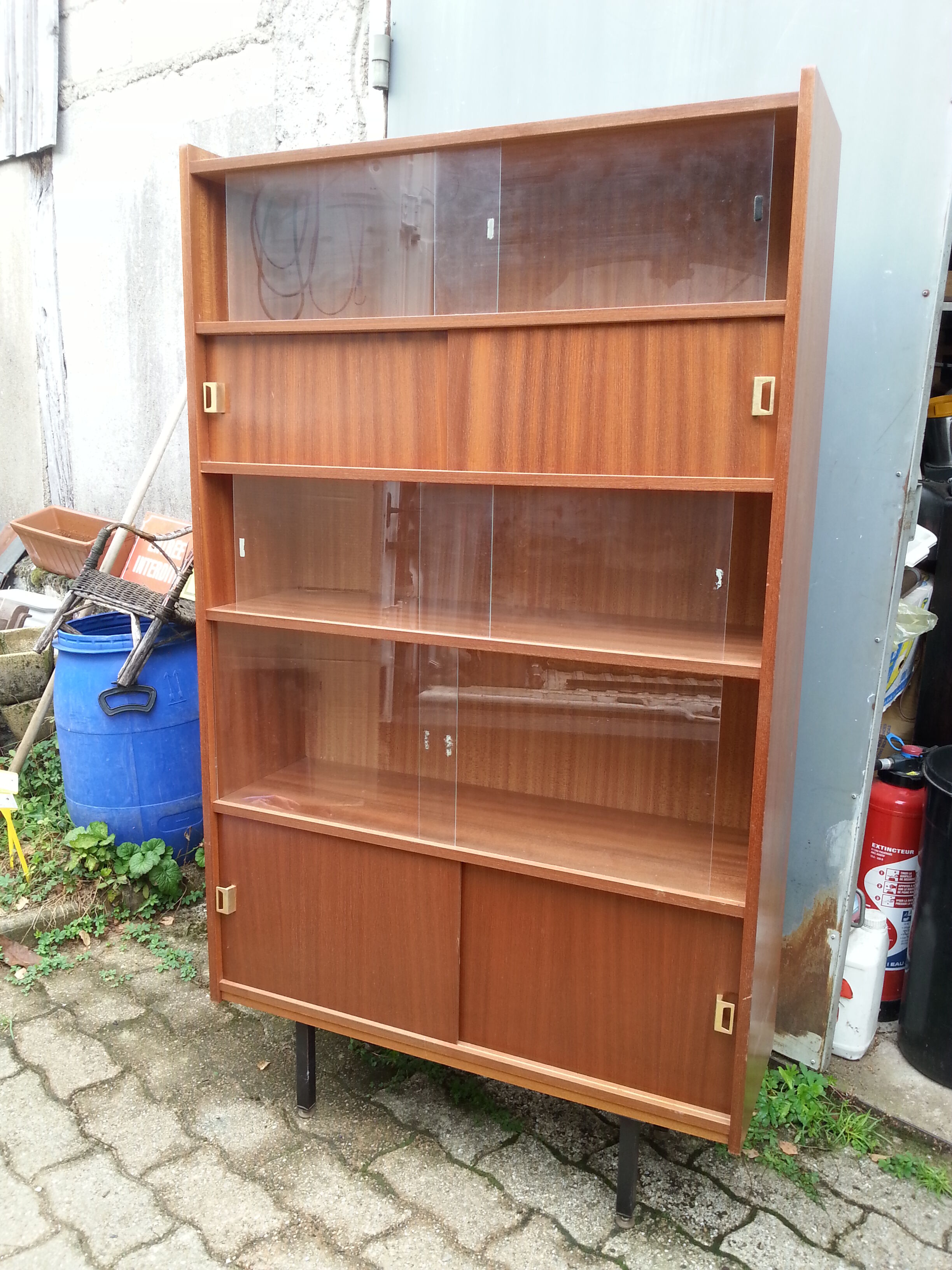 Showcase vintage 1960 in teak