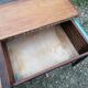 Vintage school desk coffee table with chests