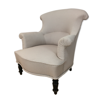 Napoleon III toad armchair forms lambrequin