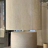 White Stone Table Lamp