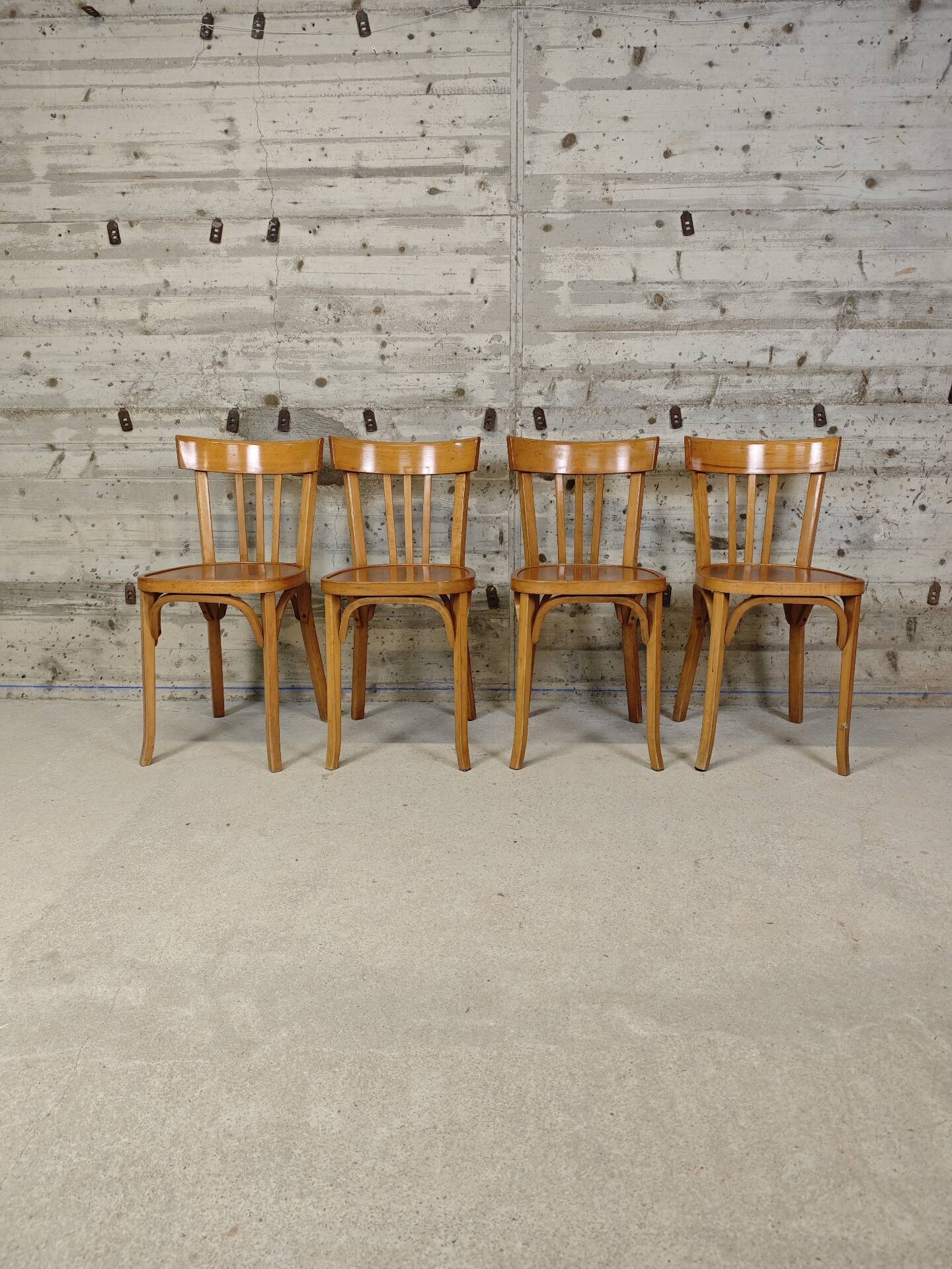 Set of 4 Baumann bistro chairs